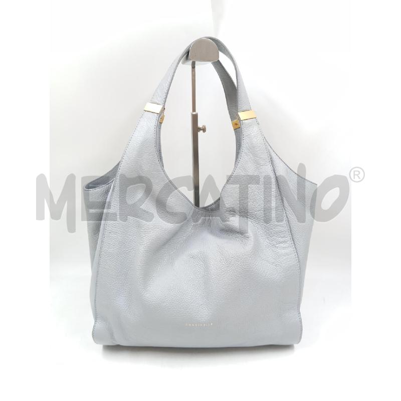 BORSA D COCCINELLE AZZURRA IN PELLE  | Mercatino dell'Usato Verona fiera 1