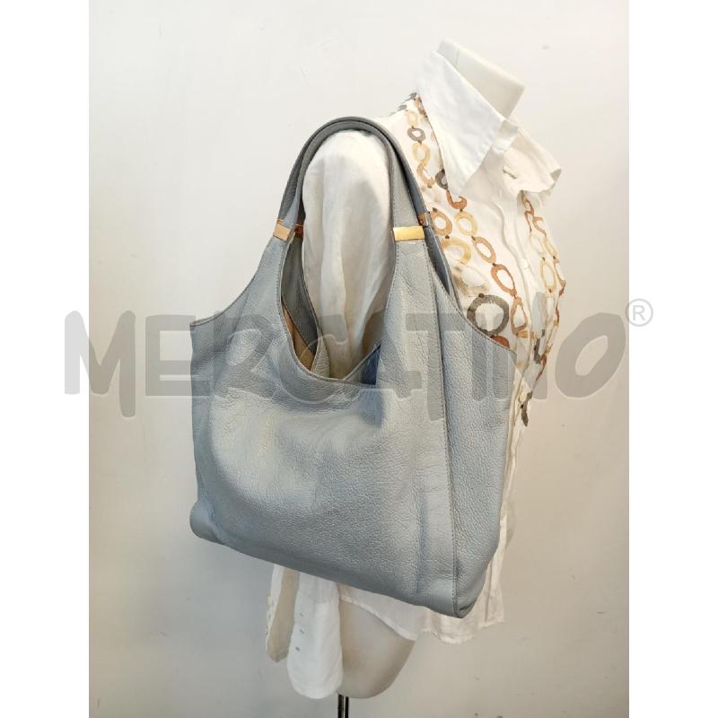 BORSA D COCCINELLE AZZURRA IN PELLE  | Mercatino dell'Usato Verona fiera 5