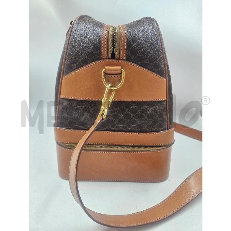 BORSA D DA VIAGGIO CELINE CANVAS MARRONE VINTAGE  | Mercatino dell'Usato Verona fiera 3