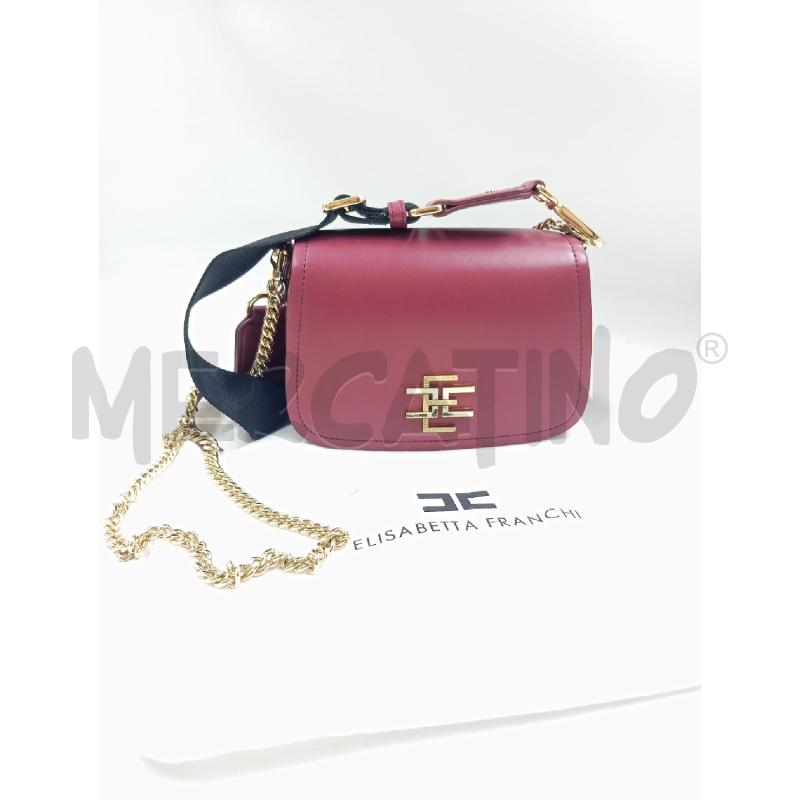 BORSA D ELISABETTA FRANCHI BORDEAUX + TRACOLLE  | Mercatino dell'Usato Verona fiera 1