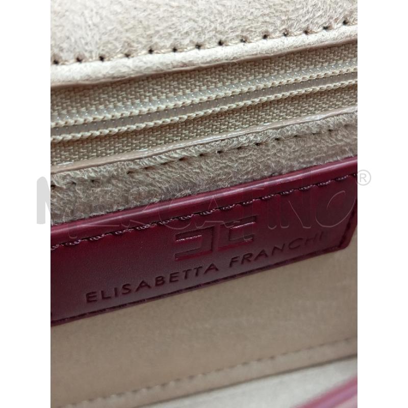 BORSA D ELISABETTA FRANCHI BORDEAUX + TRACOLLE  | Mercatino dell'Usato Verona fiera 4