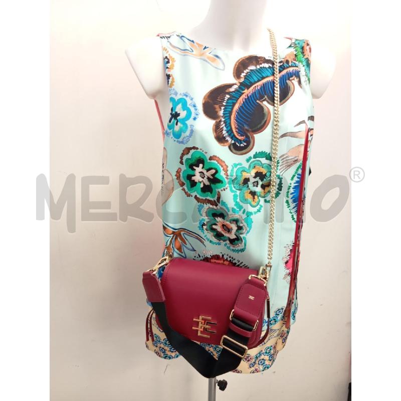 BORSA D ELISABETTA FRANCHI BORDEAUX + TRACOLLE  | Mercatino dell'Usato Verona fiera 5