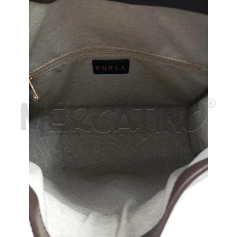 BORSA D FURLA MARRONE CON GANCIO NODO  | Mercatino dell'Usato Verona fiera 4