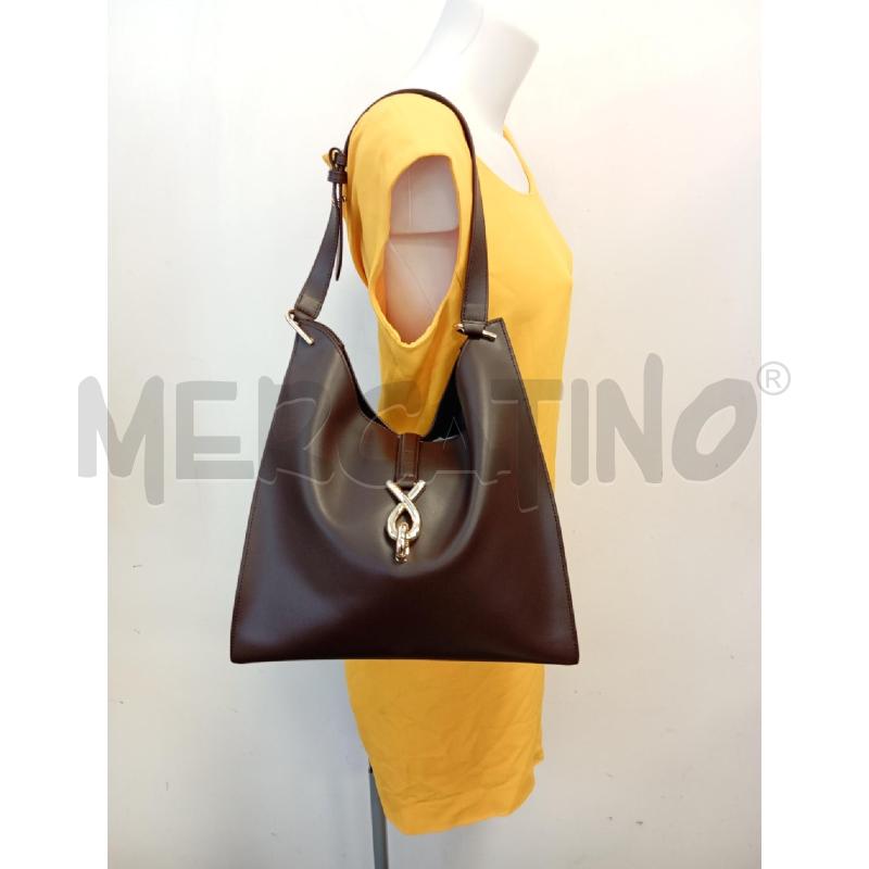 BORSA D FURLA MARRONE CON GANCIO NODO  | Mercatino dell'Usato Verona fiera 5