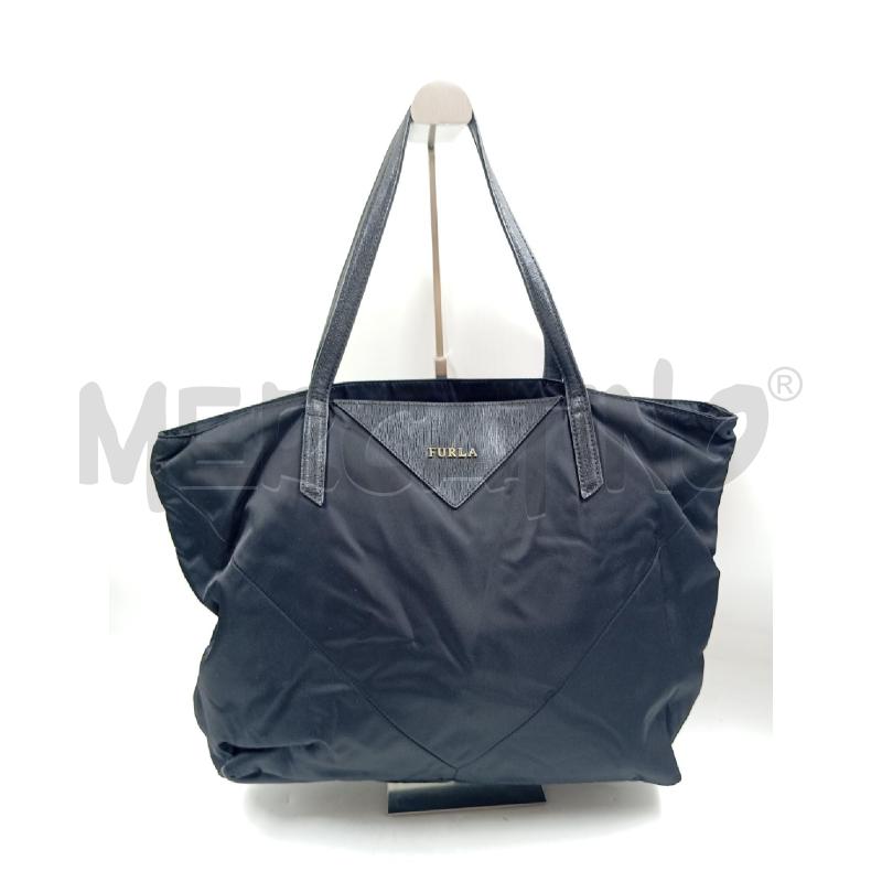 BORSA D FURLA NERA TRAPUNTATA  | Mercatino dell'Usato Verona fiera 1