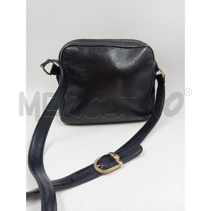 BORSA D GIANNI VERSACE NERA IN PELLE  | Mercatino dell'Usato Verona fiera 2