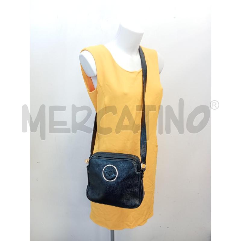 BORSA D GIANNI VERSACE NERA IN PELLE  | Mercatino dell'Usato Verona fiera 5