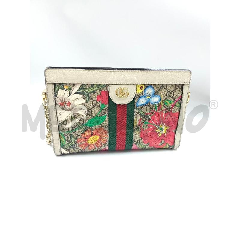 BORSA D GUCCI OPHIDIA FLORA CATENA DORATA  | Mercatino dell'Usato Verona fiera 1