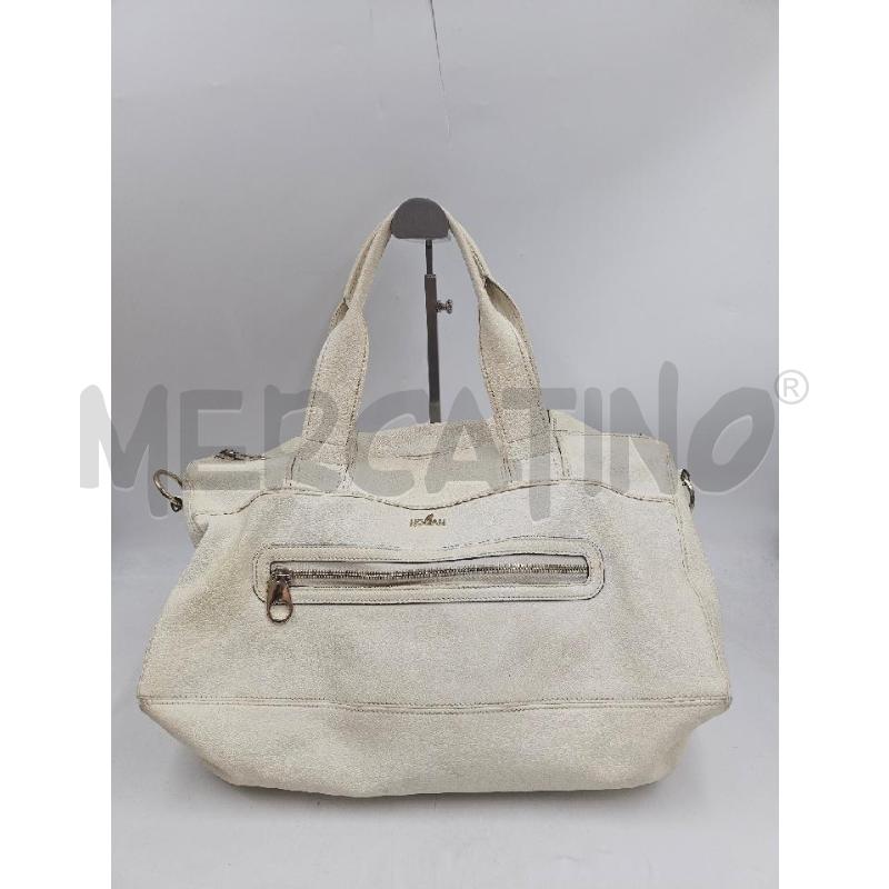 BORSA D HOGAN  BIANCA IN PELLE A BAULETTO | Mercatino dell'Usato Verona fiera 1