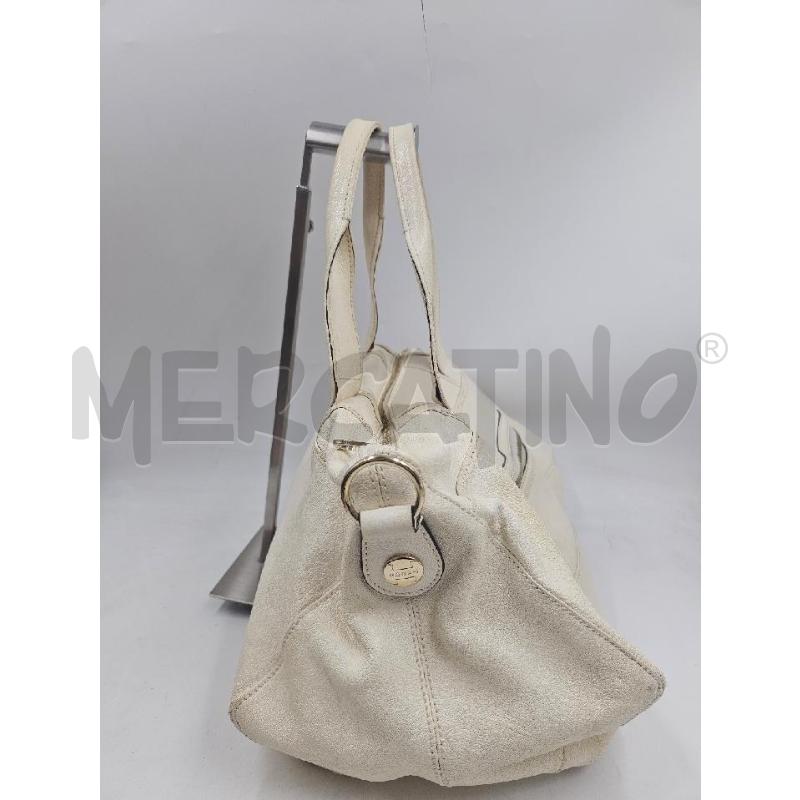 BORSA D HOGAN  BIANCA IN PELLE A BAULETTO | Mercatino dell'Usato Verona fiera 2