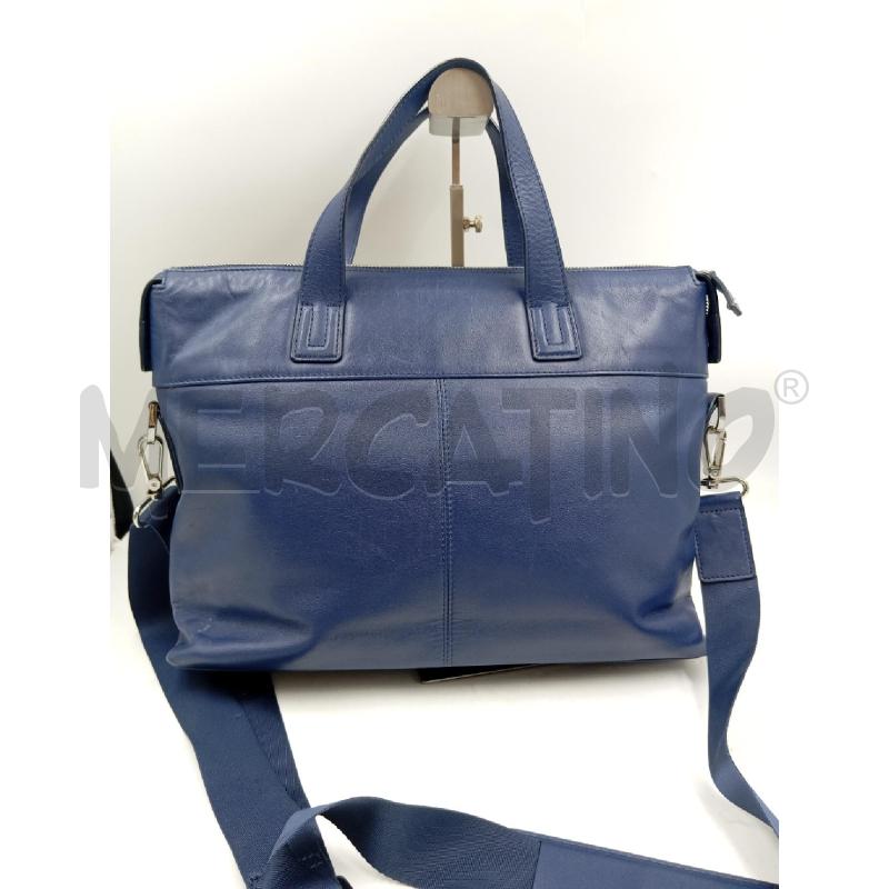 BORSA D LA MARTHE BLU DA LAVORO IN PELLE  | Mercatino dell'Usato Verona fiera 2