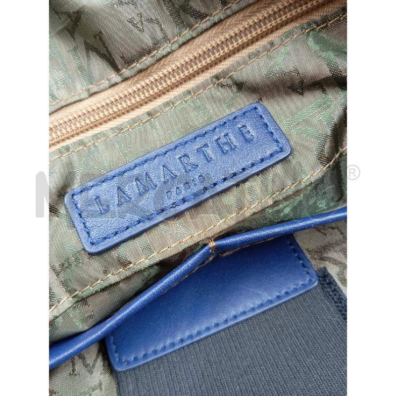 BORSA D LA MARTHE BLU DA LAVORO IN PELLE  | Mercatino dell'Usato Verona fiera 5
