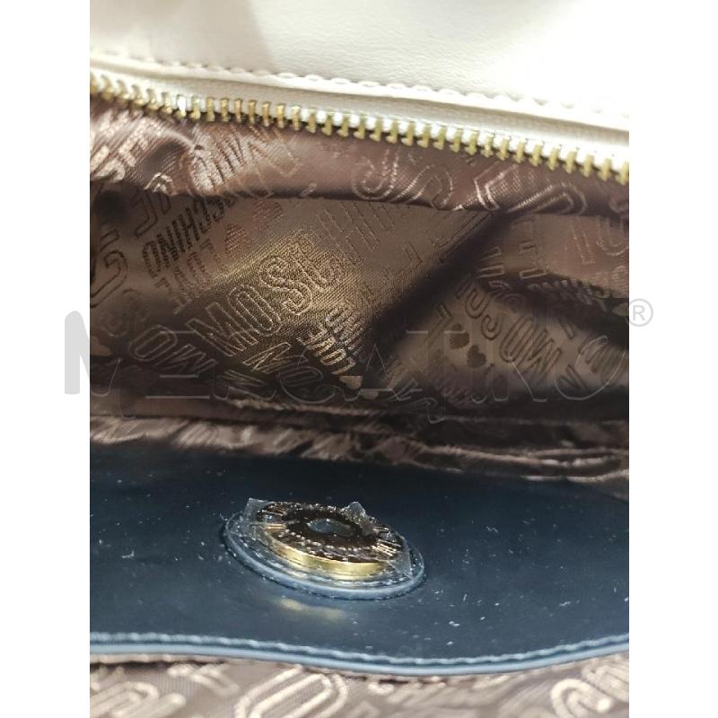 BORSA D LOVE MOSCHINO BIANCA BORCHIE DORATE  | Mercatino dell'Usato Verona fiera 4