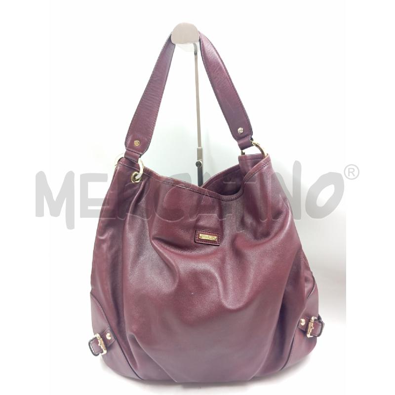 BORSA D MAX MARA BORDEAUX INSERTI DORATI  | Mercatino dell'Usato Verona fiera 1