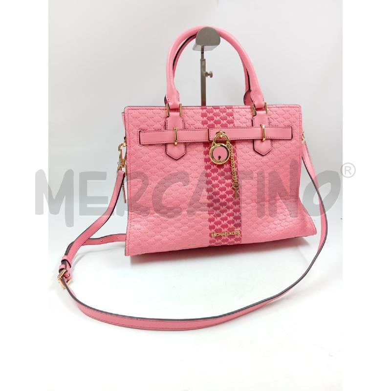 BORSA D MICHAEL KORS HAMILTON EOSA LUCCHETTO DORATO | Mercatino dell'Usato Verona fiera 1