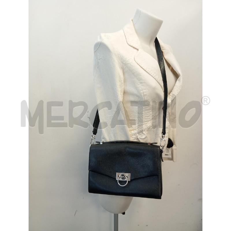 BORSA D MICHAEL KORS HENDRIX NERA IN PELLE  | Mercatino dell'Usato Verona fiera 5