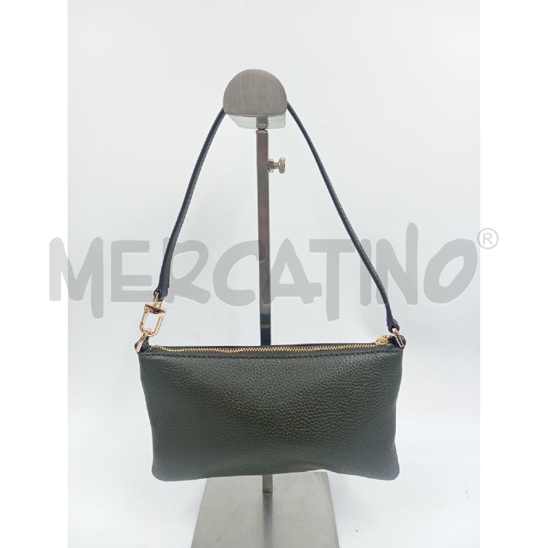 BORSA D MICHAEL KORS JET SET WRISTLET VERDE OLIVA  | Mercatino dell'Usato Verona fiera 2