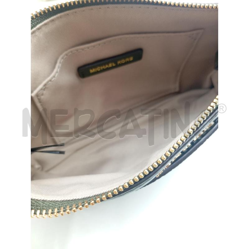 BORSA D MICHAEL KORS JET SET WRISTLET VERDE OLIVA  | Mercatino dell'Usato Verona fiera 3