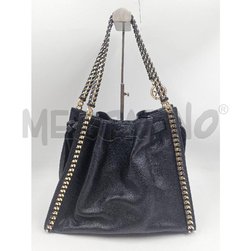 BORSA D MICHAEL KORS NERA IN  PELLE MARTELLATA | Mercatino dell'Usato Verona fiera 3
