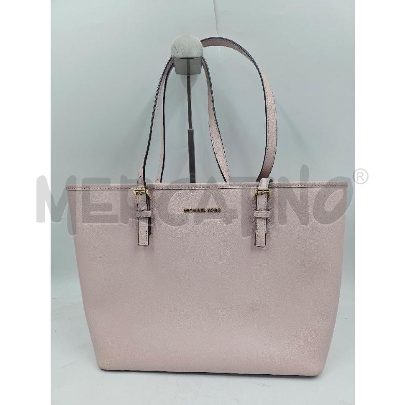 BORSA D MICHAEL KORS ROSA JET SET TRAVEL  | Mercatino dell'Usato Verona fiera 1