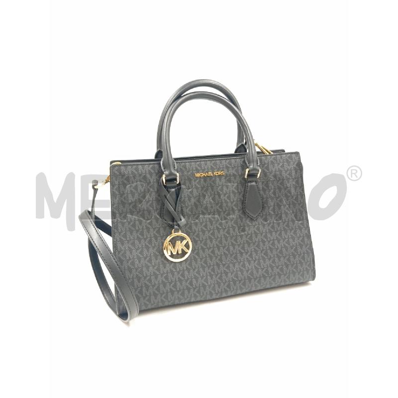 BORSA D MICHAEL KORS SHEILA  NERA SCRITTA DORATA  | Mercatino dell'Usato Verona fiera 1