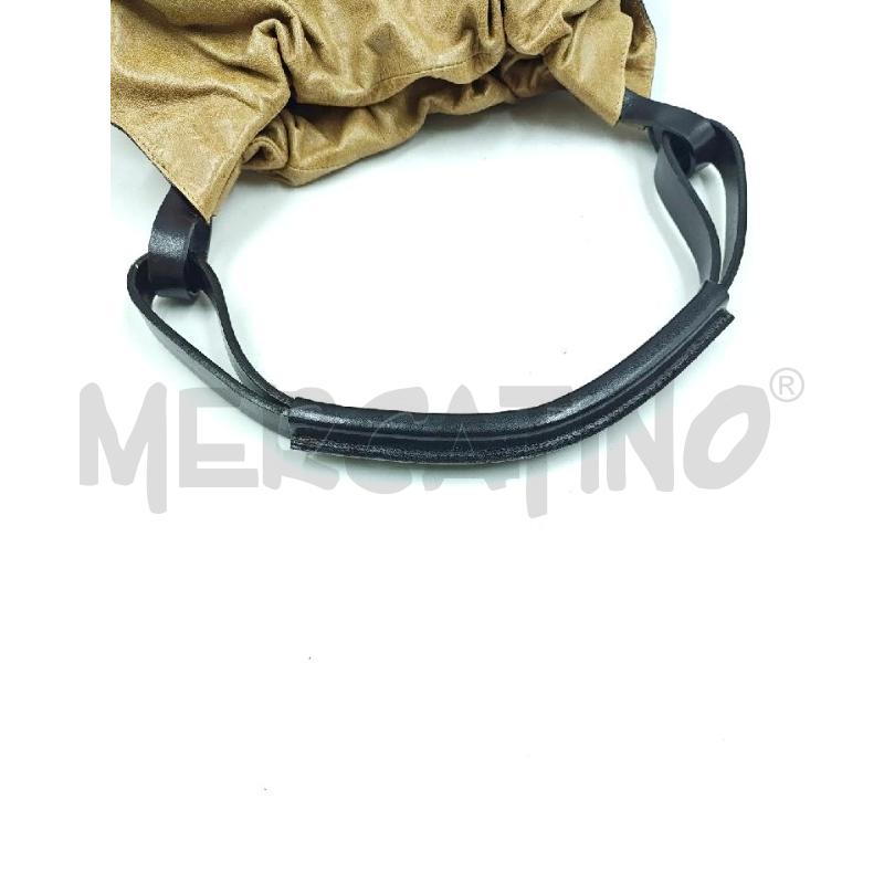 BORSA D NANNINI BEIGE MANICO NERO  | Mercatino dell'Usato Verona fiera 4