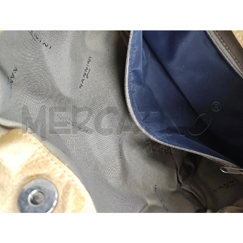 BORSA D NANNINI BEIGE MANICO NERO  | Mercatino dell'Usato Verona fiera 5