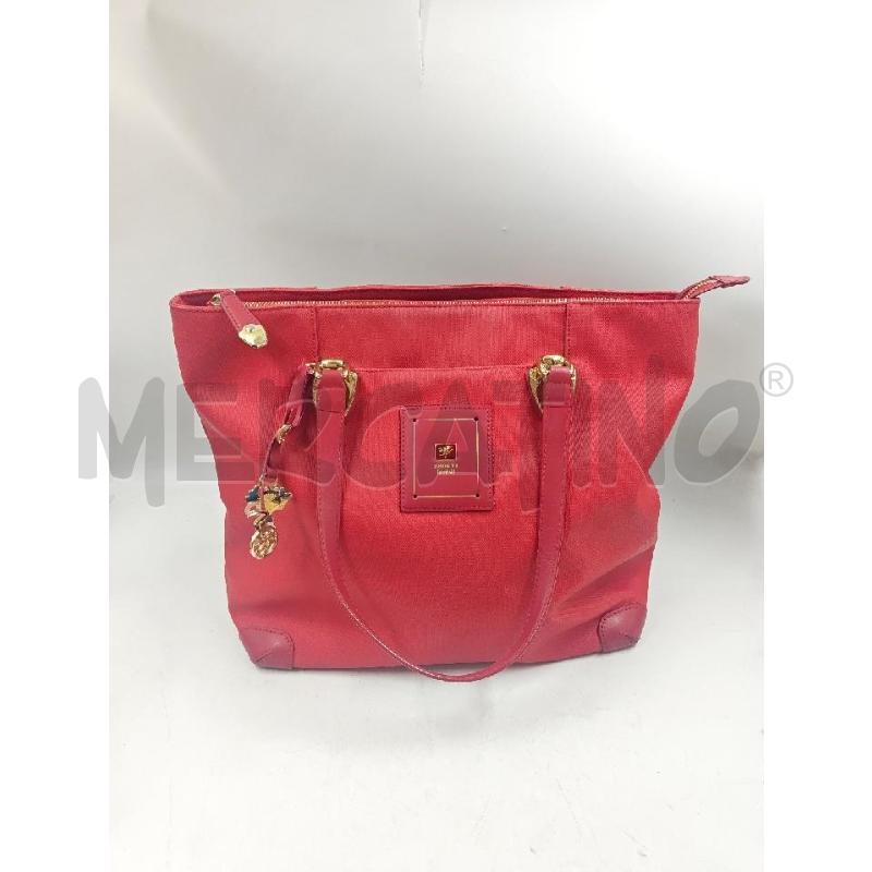 BORSA D PIERO GUIDI ROSSA  INSERTI DORATI SID ROCK  | Mercatino dell'Usato Verona fiera 1