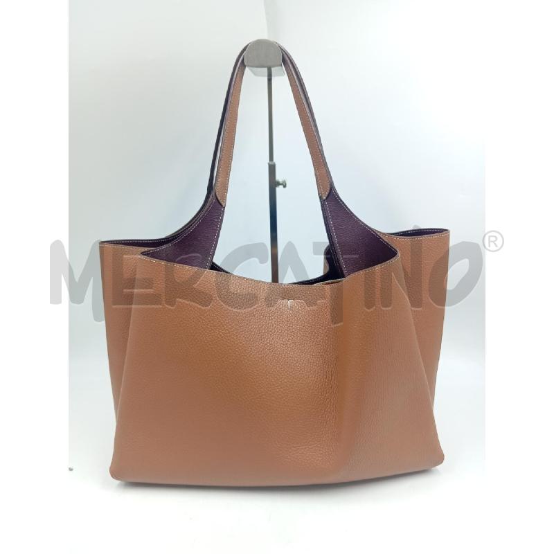 BORSA D TODS IN PELLE A GRANA CAMMELLO  | Mercatino dell'Usato Verona fiera 1