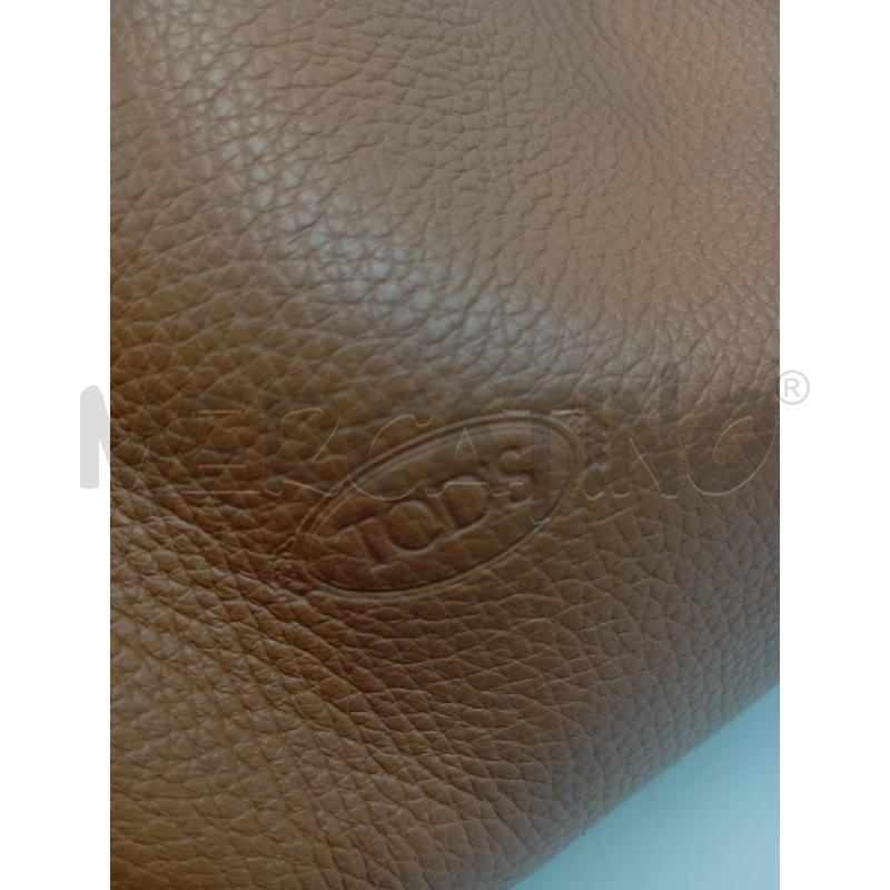 BORSA D TODS IN PELLE A GRANA CAMMELLO  | Mercatino dell'Usato Verona fiera 3
