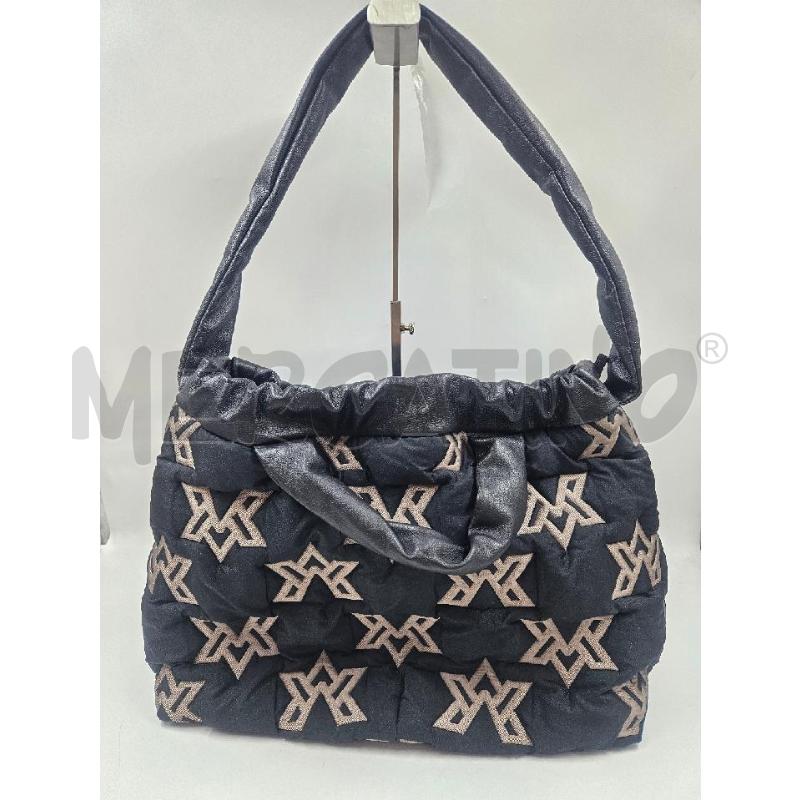 BORSA D VIC MATIE NERA LOGO BEIGE  | Mercatino dell'Usato Verona fiera 1