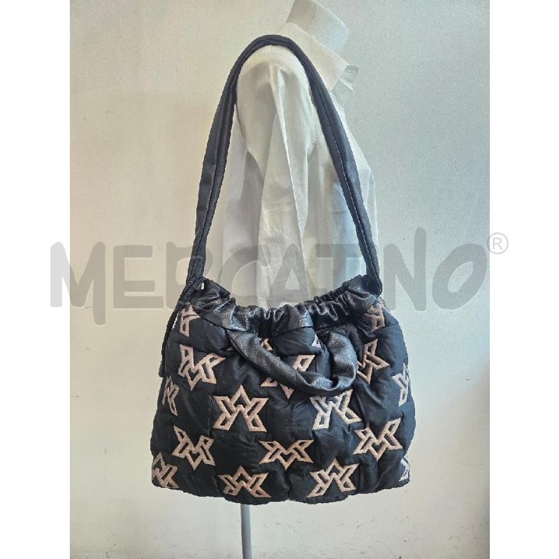 BORSA D VIC MATIE NERA LOGO BEIGE  | Mercatino dell'Usato Verona fiera 3