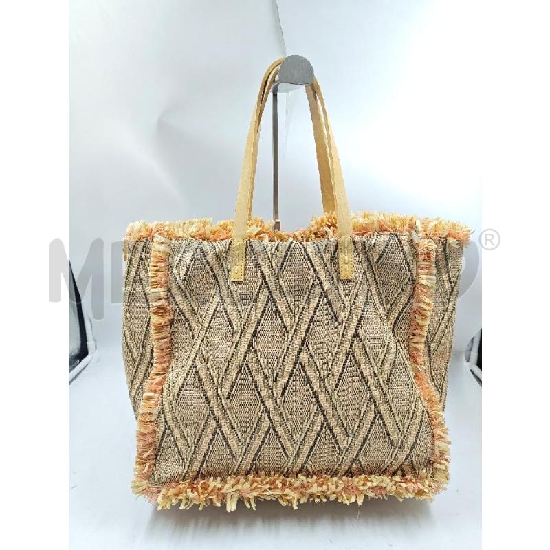 BORSA D  MANILA GRACE PAGLIA SFRANGIATA  | Mercatino dell'Usato Verona fiera 1
