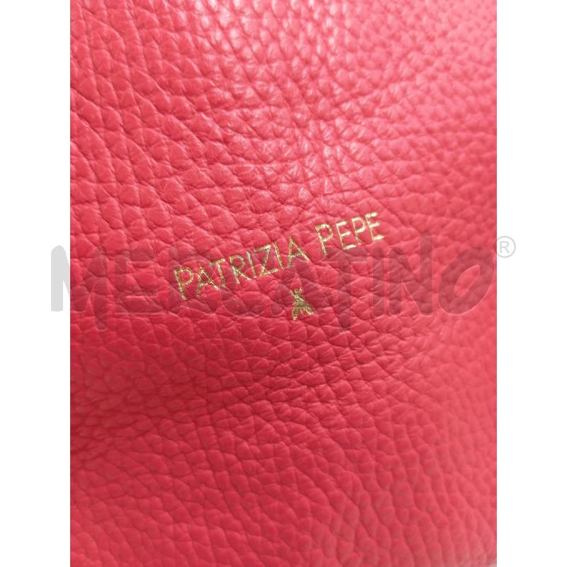 BORSA SECCHIELLO PATRIZIA PEPE PELLE ROSSA | Mercatino dell'Usato Verona fiera 2