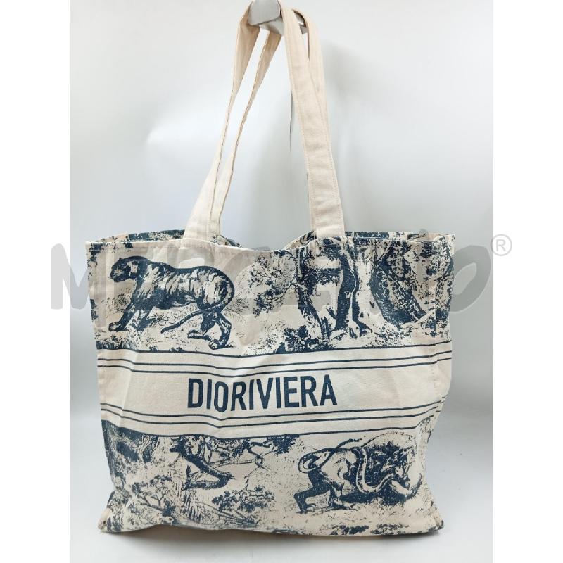 BORSA TELA CHRISTIAN DIOR RIVIERA | Mercatino dell'Usato Verona fiera 2