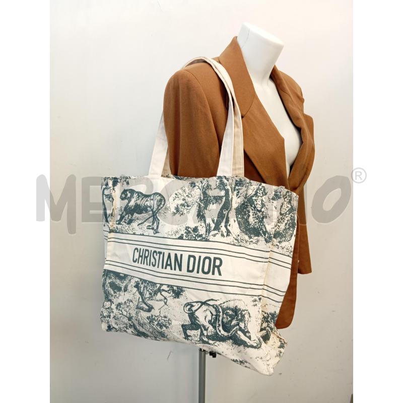 BORSA TELA CHRISTIAN DIOR RIVIERA | Mercatino dell'Usato Verona fiera 4
