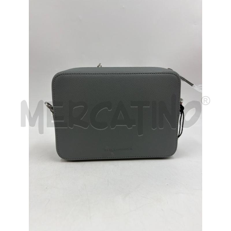 BORSA UNISEX KARL LAGERFIELD GRIGIA  DOPPIA CERNIERA  | Mercatino dell'Usato Verona fiera 3