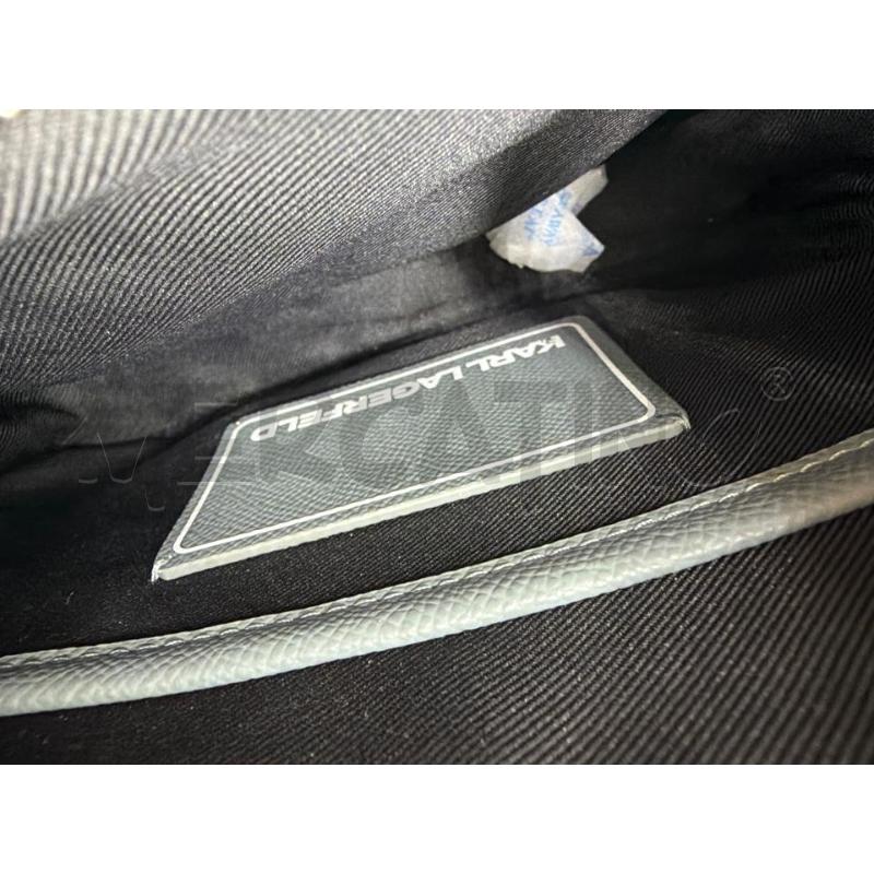 BORSA UNISEX KARL LAGERFIELD GRIGIA  DOPPIA CERNIERA  | Mercatino dell'Usato Verona fiera 5
