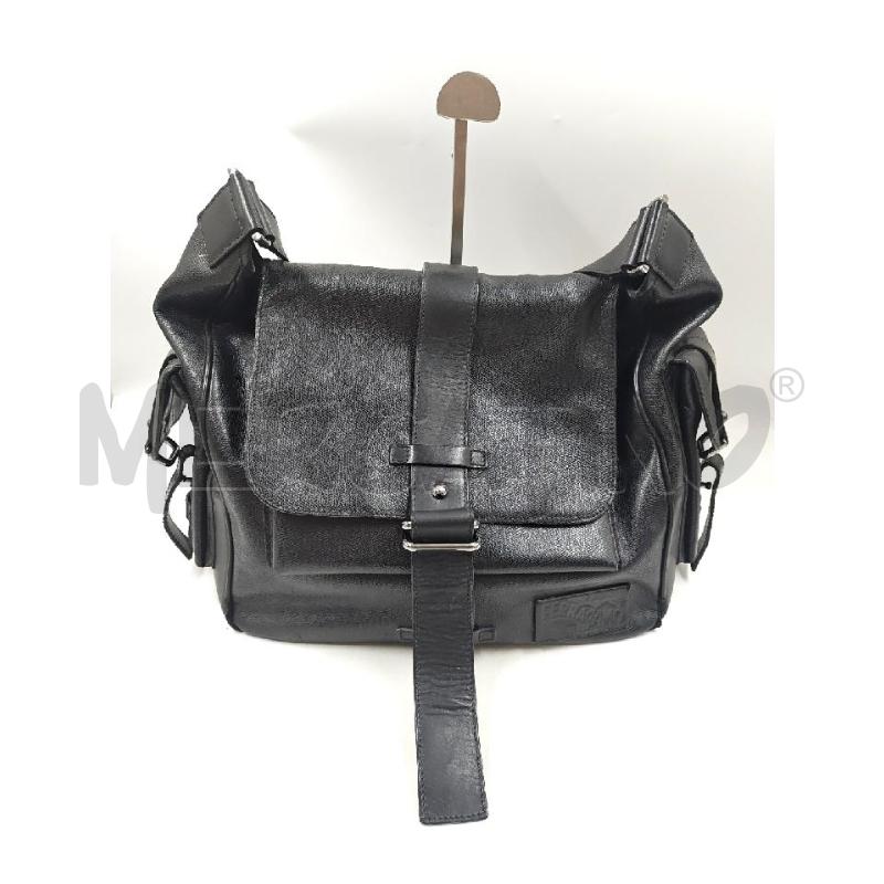 BORSA UNISEX SALVATORE FERRAGAMO NERA IN PELLE SHOUDER BAG  | Mercatino dell'Usato Verona fiera 1