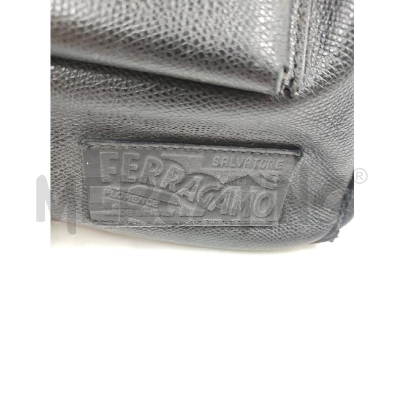 BORSA UNISEX SALVATORE FERRAGAMO NERA IN PELLE SHOUDER BAG  | Mercatino dell'Usato Verona fiera 3