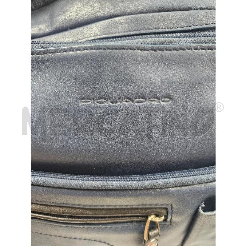 BORSA U DA LAVORO PIQUADRO BLU  | Mercatino dell'Usato Verona fiera 4