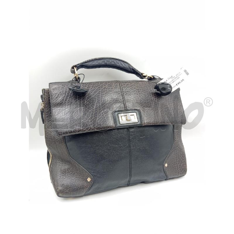 BORSA U PIQUADRO DA LAVORO NERA INSERTI ANIMALIER  | Mercatino dell'Usato Verona fiera 1