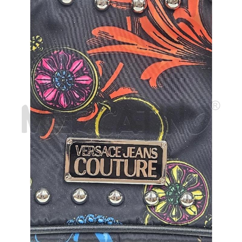 BORSA VERSACE JEANS COUTURE NERA BORCHIE  | Mercatino dell'Usato Verona fiera 2
