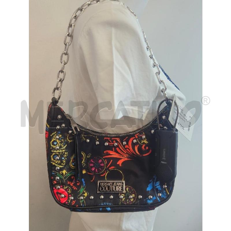 BORSA VERSACE JEANS COUTURE NERA BORCHIE  | Mercatino dell'Usato Verona fiera 4