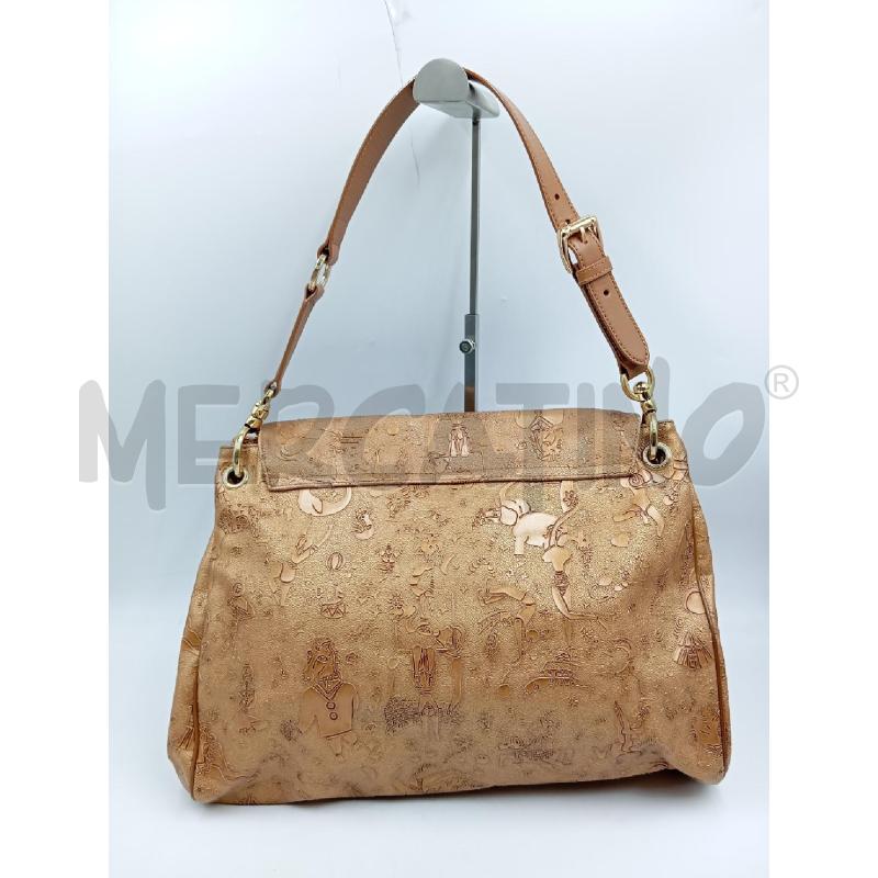 BORSA  D PIERO GUIDI DORATA CIRCUS BAG OLDEN AGE  | Mercatino dell'Usato Verona fiera 3