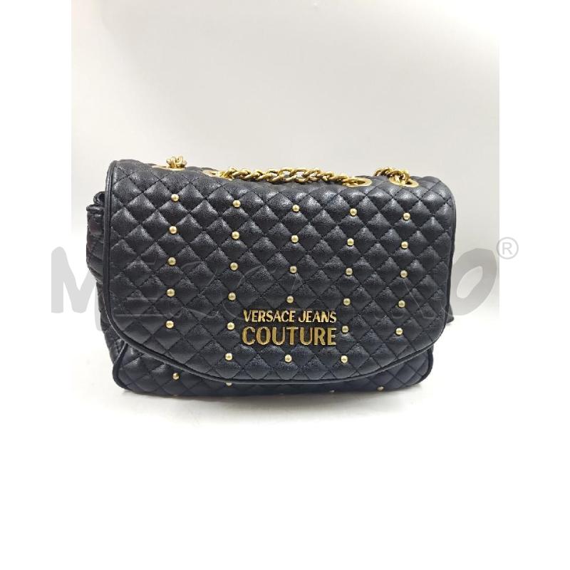 BORSA  D VERSACE JEANS COUTURE NERA CON BORCHIETTI  | Mercatino dell'Usato Verona fiera 1