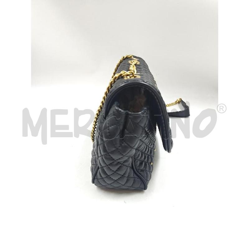 BORSA  D VERSACE JEANS COUTURE NERA CON BORCHIETTI  | Mercatino dell'Usato Verona fiera 2