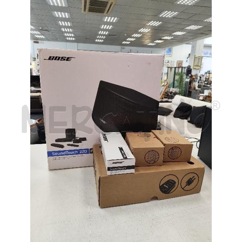 BOSE SOUNDTOUCH 220 CON SCATOLE E ACCESSORI | Mercatino dell'Usato Verona fiera 4