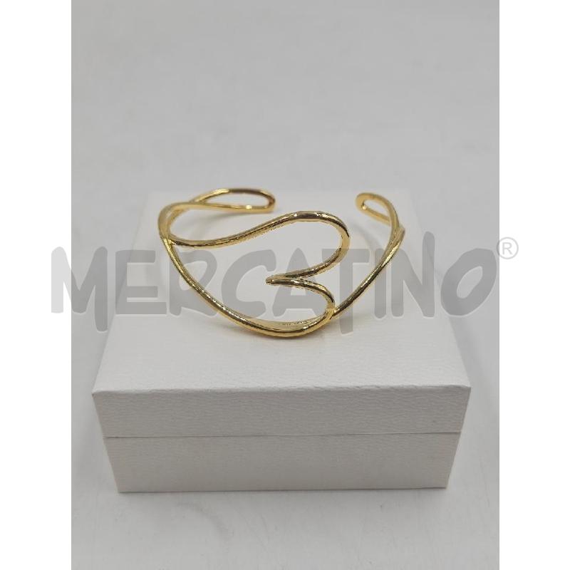 BRACCIALE PANDORA RIGIDO CUORE LINEA SINUOSA | Mercatino dell'Usato Verona fiera 2