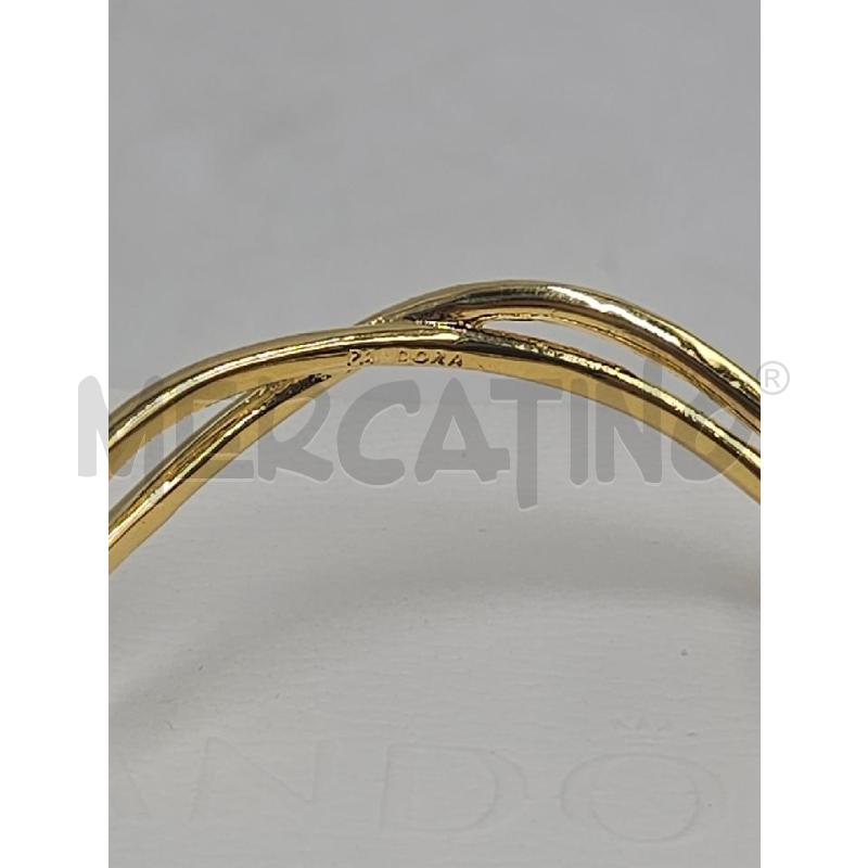 BRACCIALE PANDORA RIGIDO CUORE LINEA SINUOSA | Mercatino dell'Usato Verona fiera 4